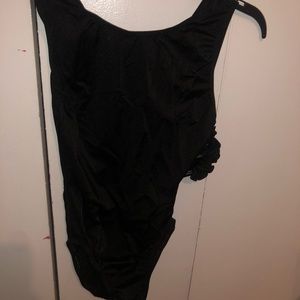 NWT black gk elite leotard